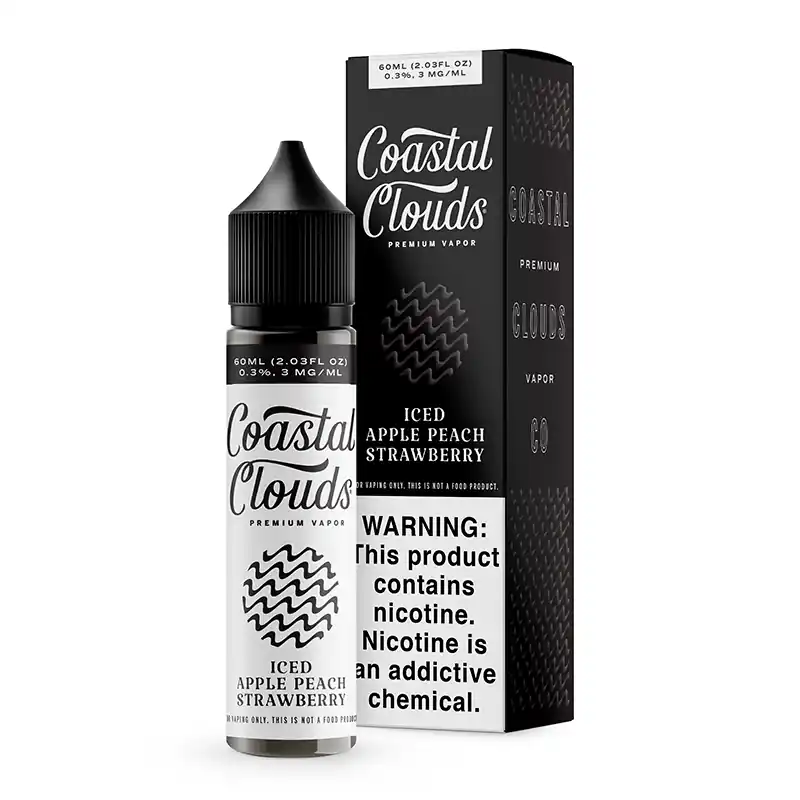 ICED Apple Peach Strawberry - Coastal Clouds - 60mL