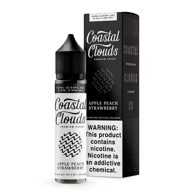Apple Peach Strawberry - Coastal Clouds - 60mL
