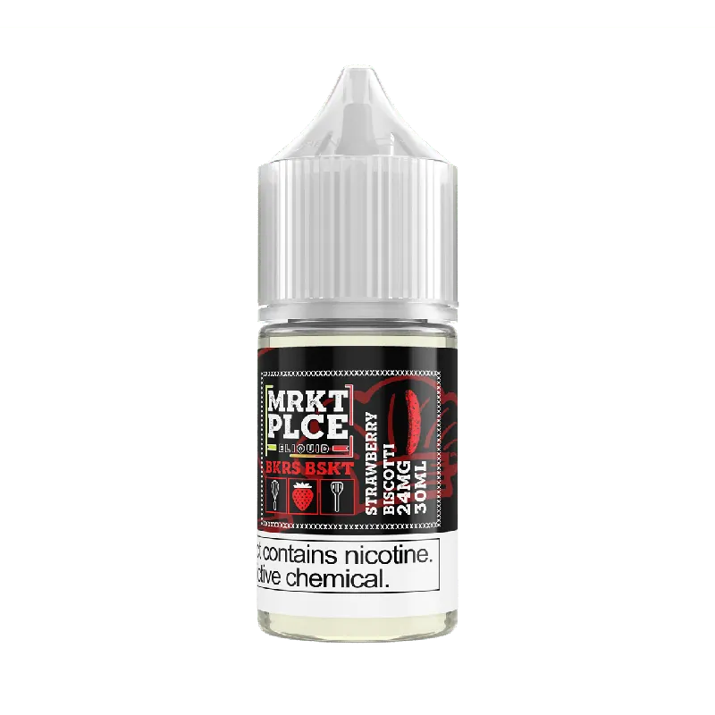 Strawberry Biscotti SALT - MRKT PLCE - 30mL