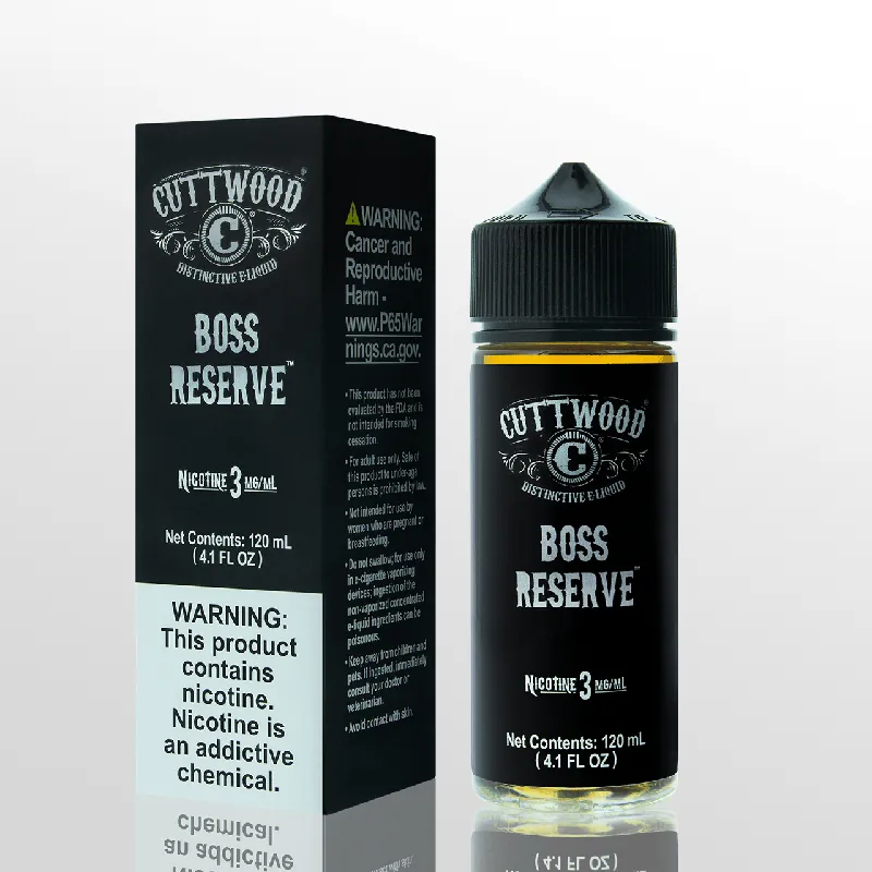Boss Reserve - Cuttwood E-Liquids - 120mL