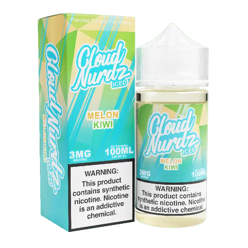 ICED Melon Kiwi - Cloud Nurdz - 100mL