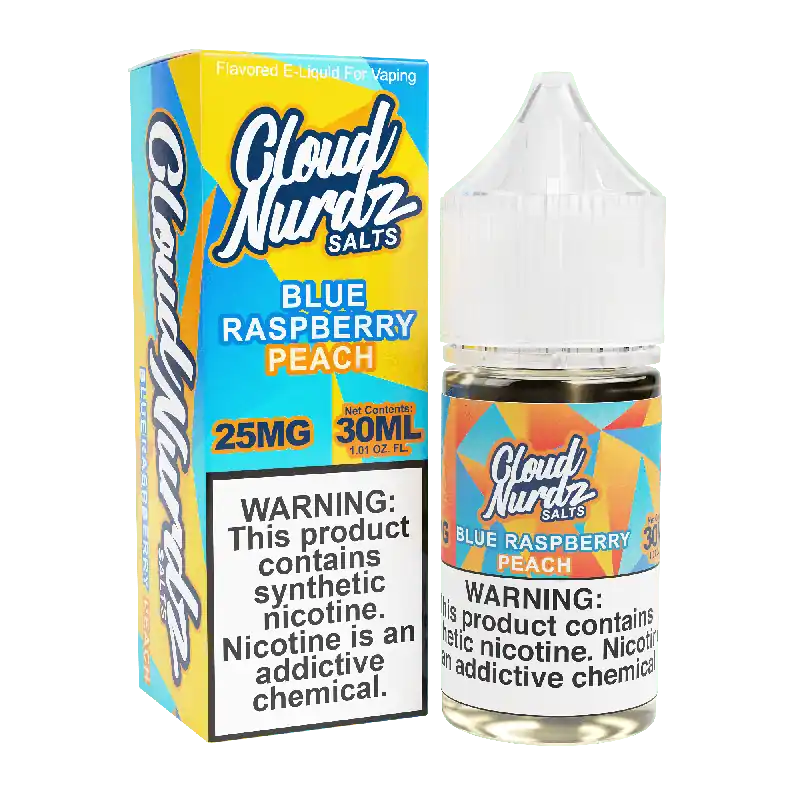 Blue Raspberry Peach SALT - Cloud Nurdz - 30mL