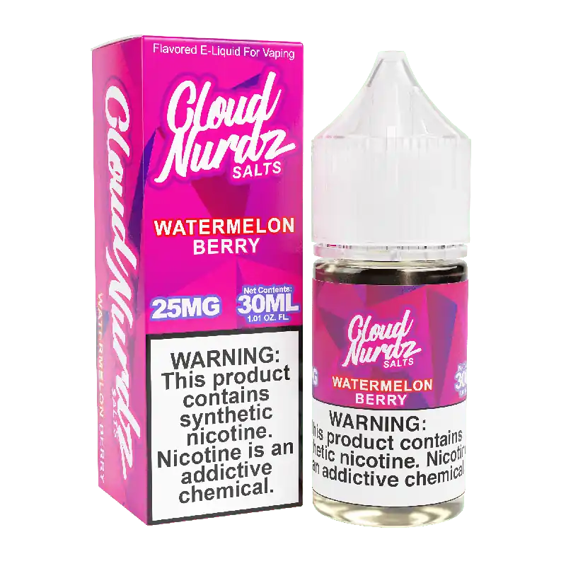 Watermelon Berry SALT - Cloud Nurdz - 30mL