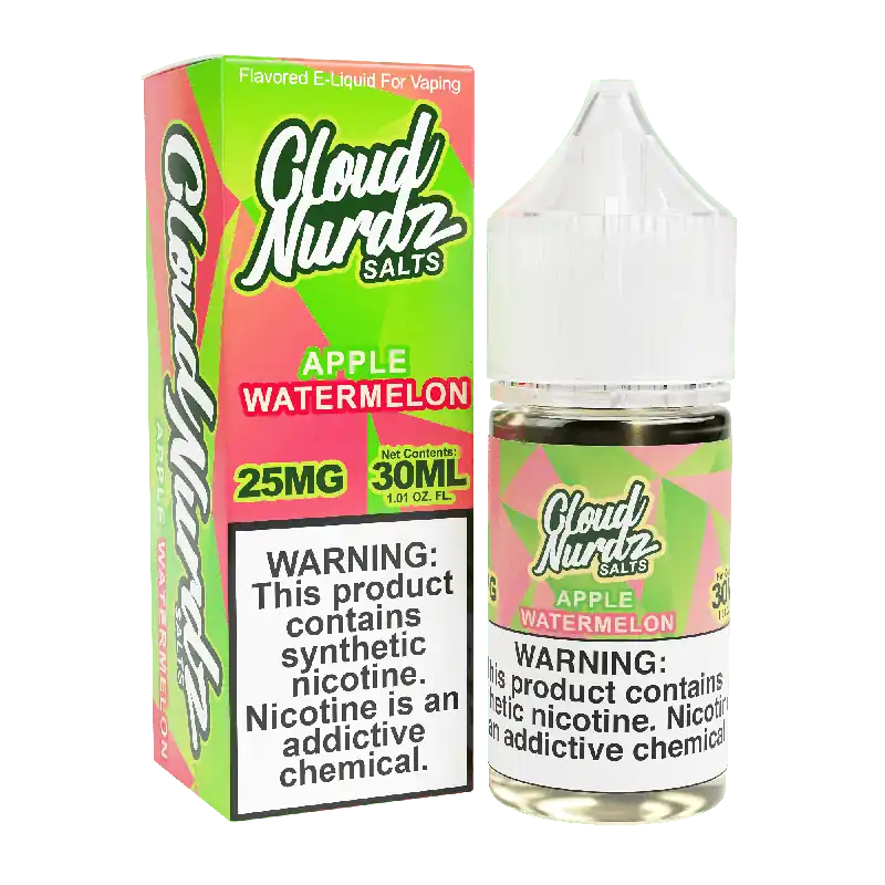 Apple Watermelon SALT - Cloud Nurdz - 30mL