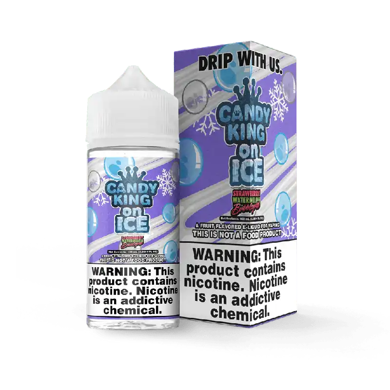Strawberry Watermelon Bubblegum on ICE - Candy King on ICE - 100mL