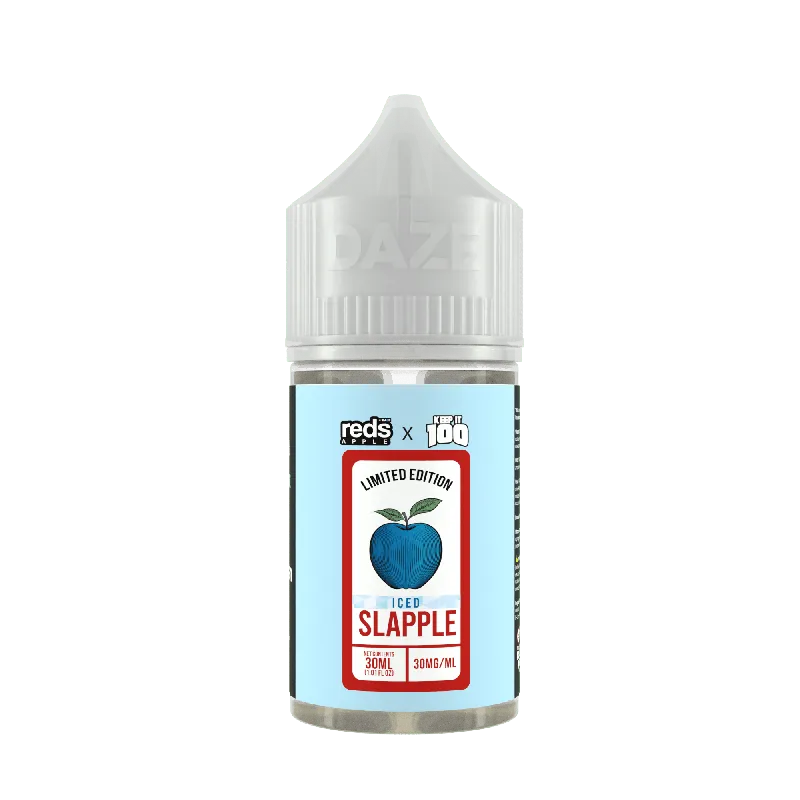 ICED Slapple SALT - Red's Apple E-Juice x Keep It 100 - 30mL