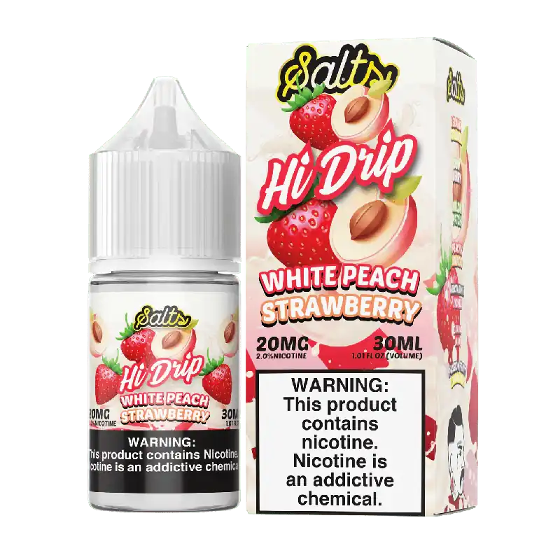 White Peach Strawberry SALT - Hi Drip - 30mL