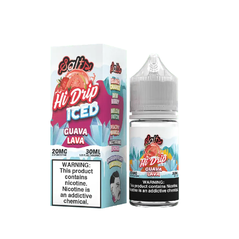 Guava Lava ICED SALT - Hi Drip - 30mL