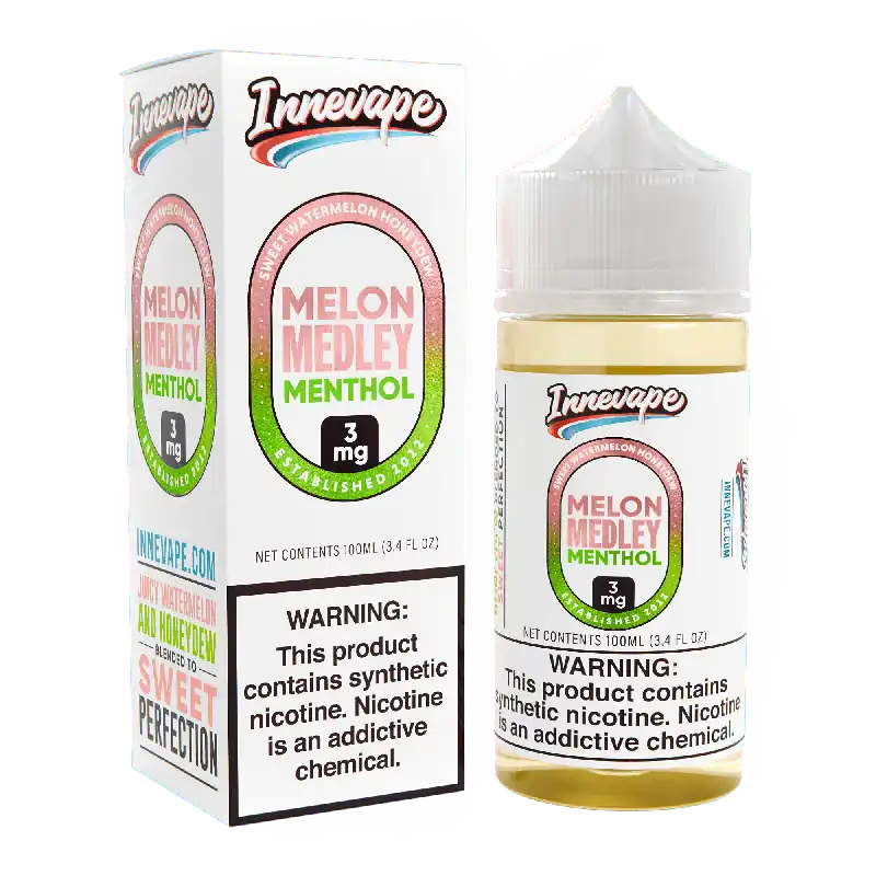 Melon Medley Menthol - Innevape E-Liquids - 100mL