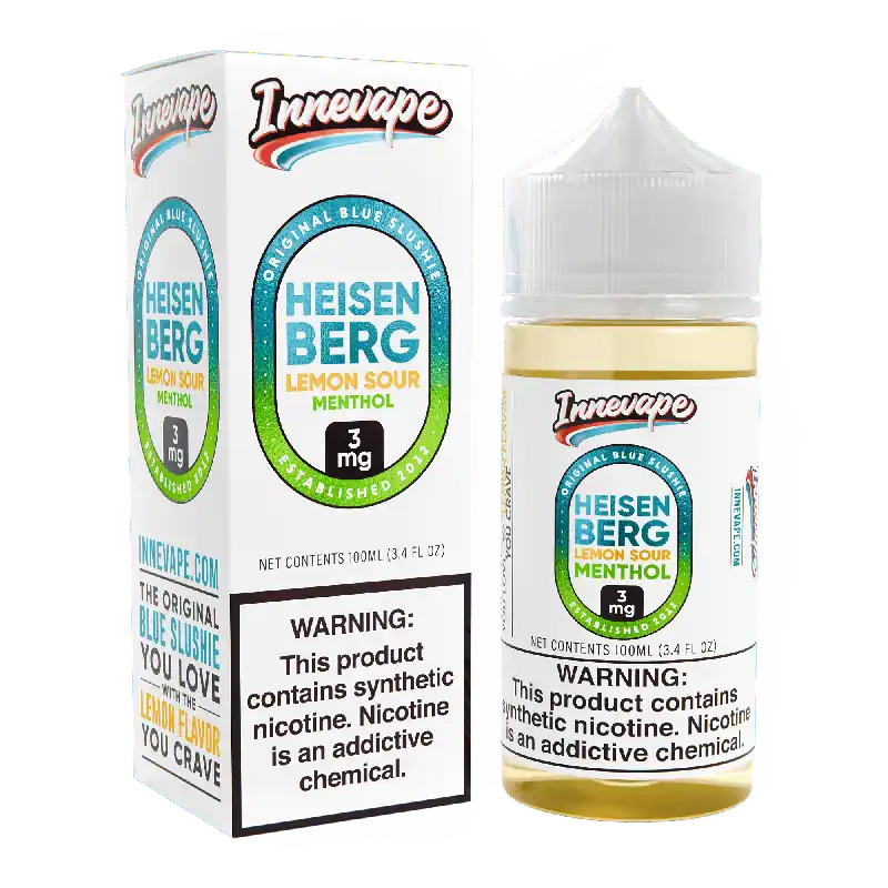 Heisenberg Lemon Sour Menthol - Innevape E-Liquids - 100mL