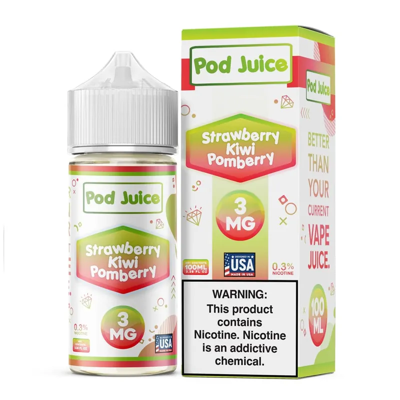 Strawberry Kiwi Pomberry - Pod Juice - 100mL