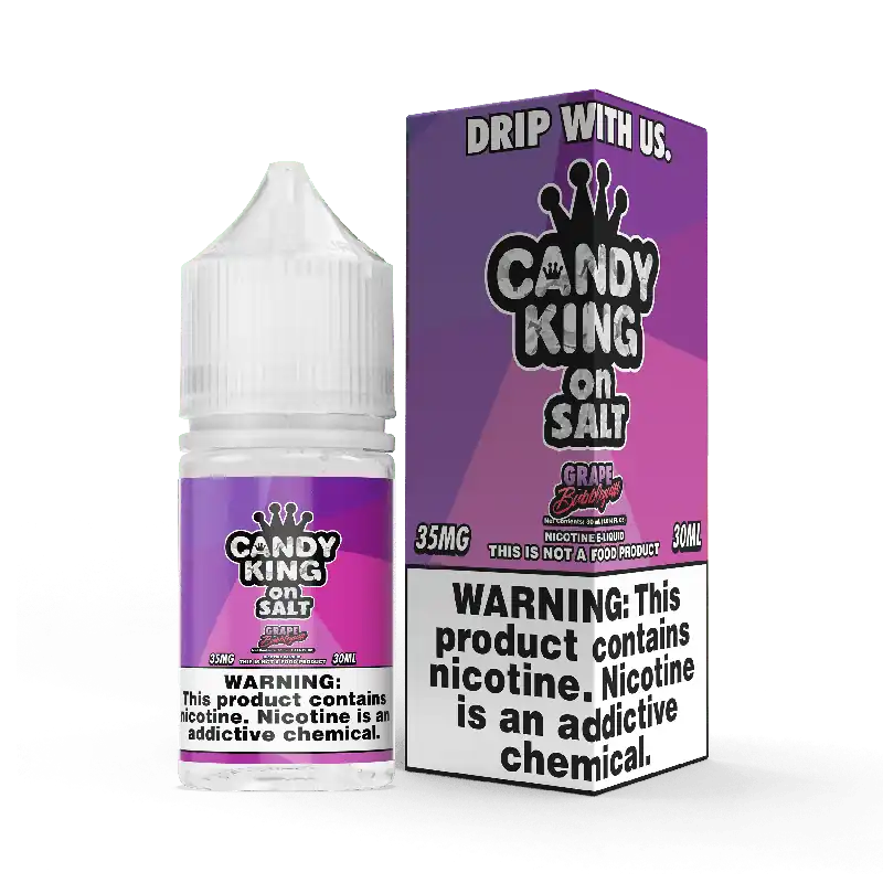 Grape Bubblegum SALT - Candy King - 30mL