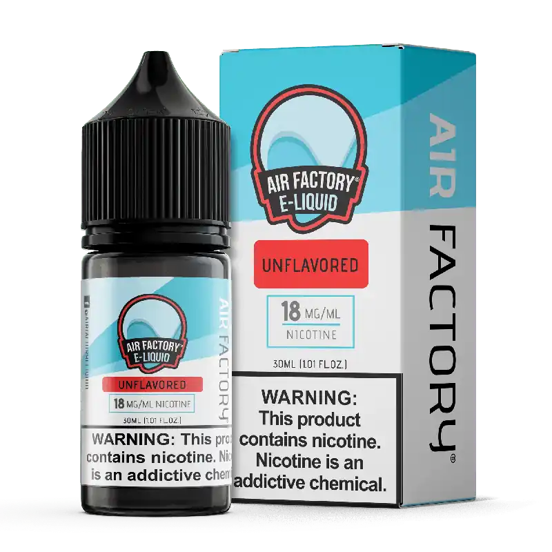 Unflavored SALT - Air Factory E-Liquids - 30mL
