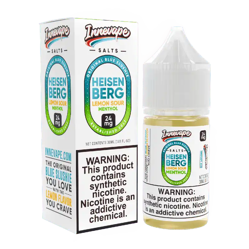 Heisenberg Lemon Sour Menthol SALT - Innevape E-Liquids - 30mL