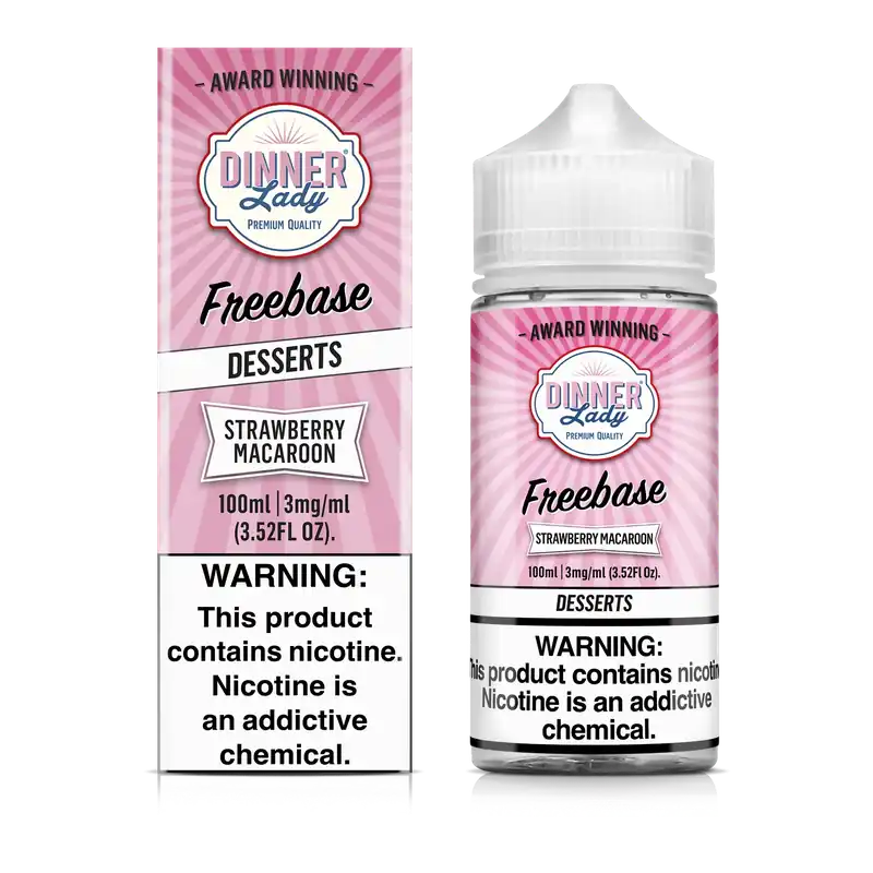 Strawberry Macaroon - Dinner Lady - 100mL