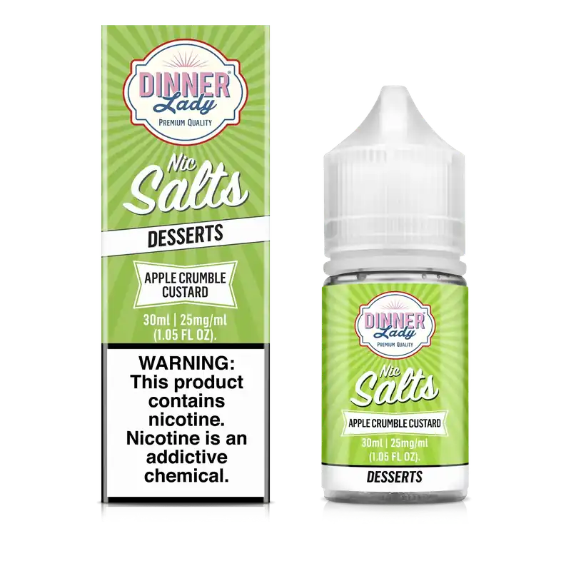 Apple Crumble Custard SALT - Dinner Lady - 30mL