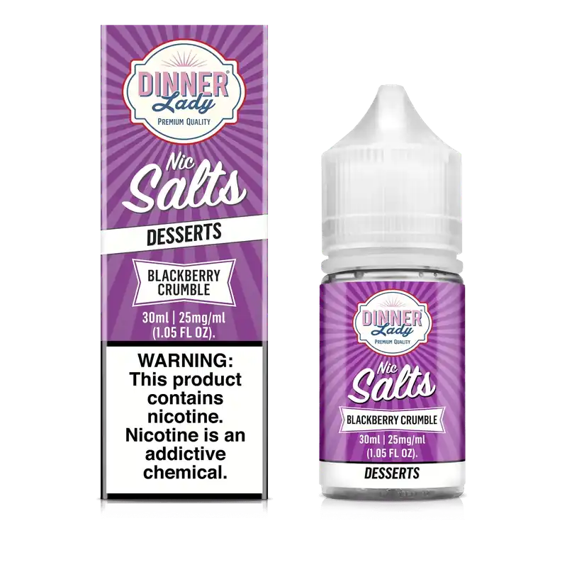Blackberry Crumble SALT - Dinner Lady - 30mL