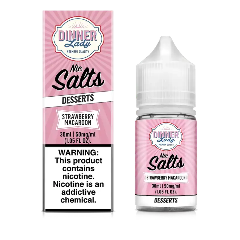 Strawberry Macaroon SALT - Dinner Lady - 30mL