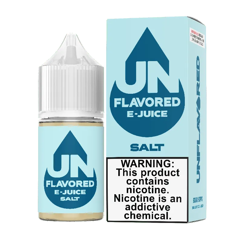 Unflavored SALT - Unflavored E-Juice - 30mL