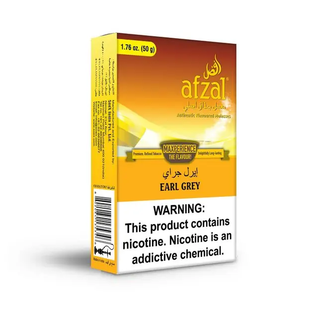 Afzal Earl Grey Hookah Flavors