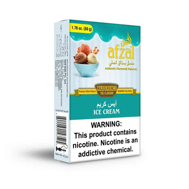 Afzal Ice Cream Hookah Flavors