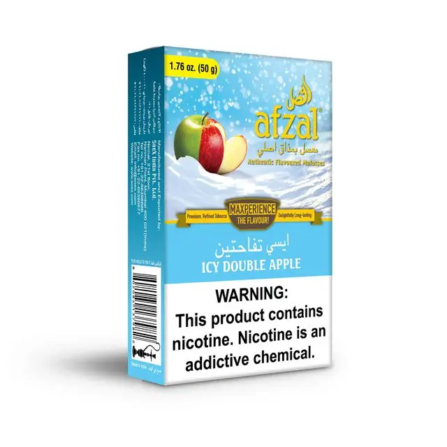Afzal Icy Double Apple Hookah Flavors