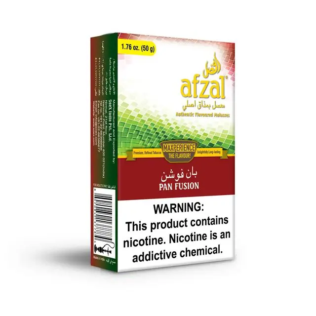 Afzal Pan Fusion Hookah Flavors