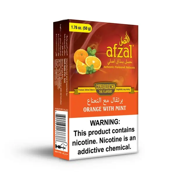 Afzal Orange with Mint Hookah Flavors