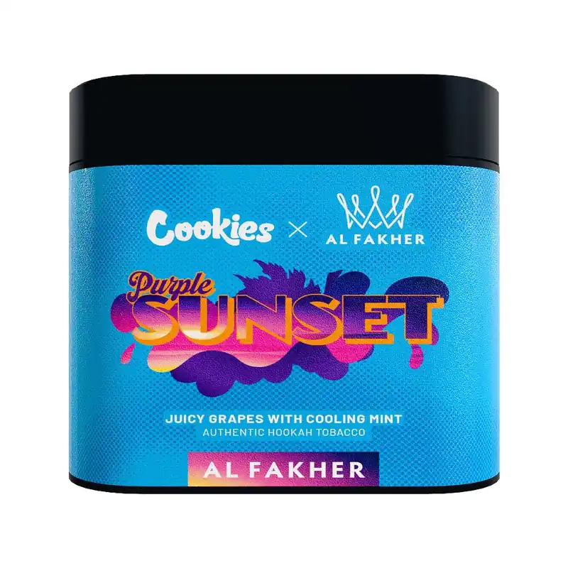 Cookies x Al Fakher Purple Sunset Hookah Flavor