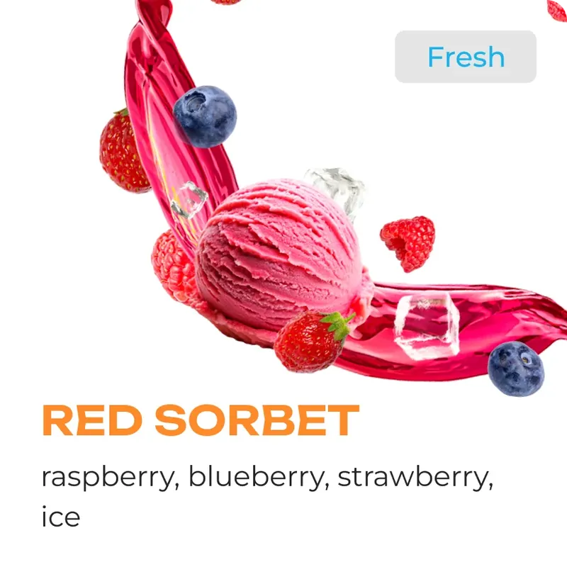 Element Air Line Red Sorbet Hookah Flavors