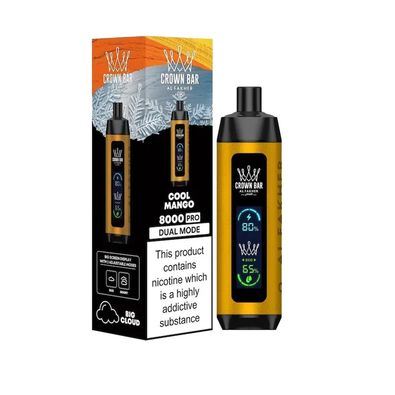 Al Fakher Crown Bar Vape 8K Pack of 5 pcs