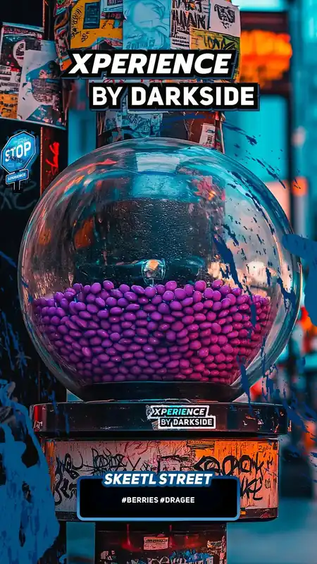 Darkside Xperience Skittle Street Hookah Shisha Flavor