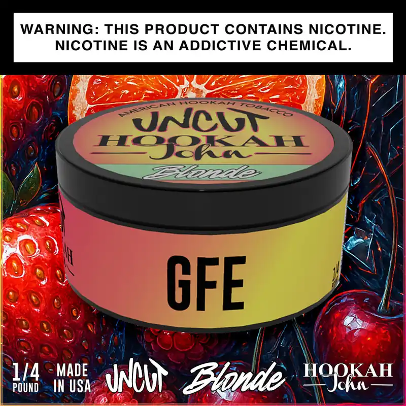 Uncut Blonde GFE Hookah Shisha Tobacco 1/4 lb - HookahJohn