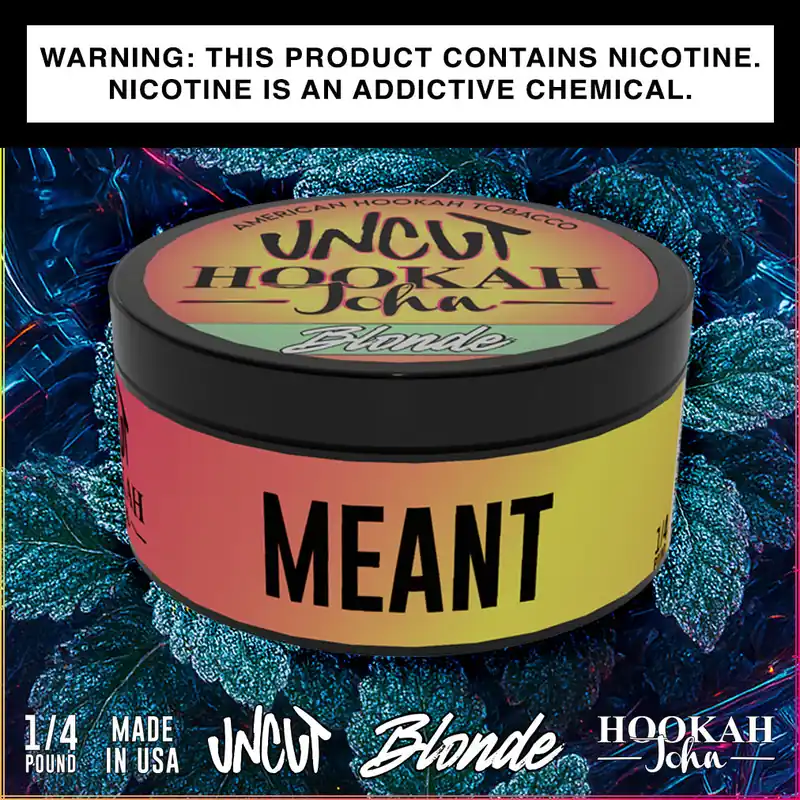 Uncut Blonde Meant Hookah Shisha Tobacco 1/4 lb - HookahJohn