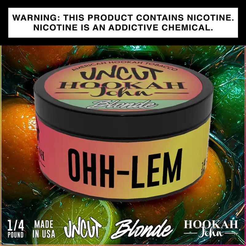 Uncut Blonde Ohh-Lem Hookah Shisha Tobacco 1/4 lb