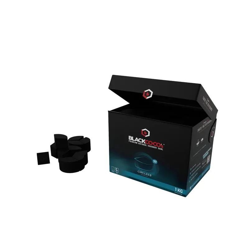 BLACKCOCO's CIRCLES3 Hookah Charcoal 1kg