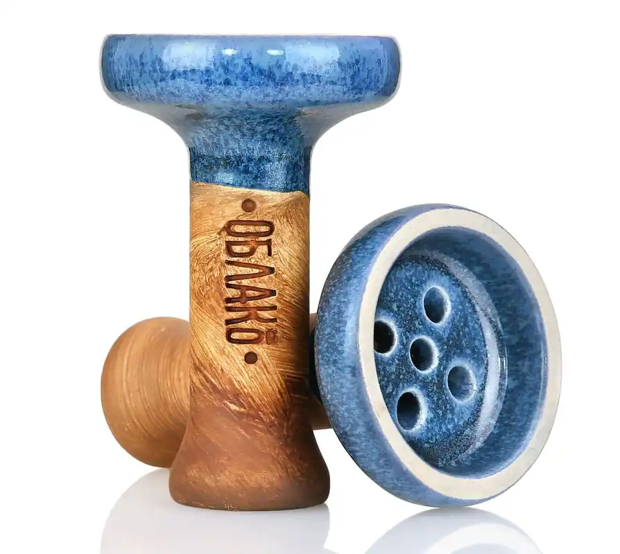 Oblako Black Glaze Hookah Shisha Bowl