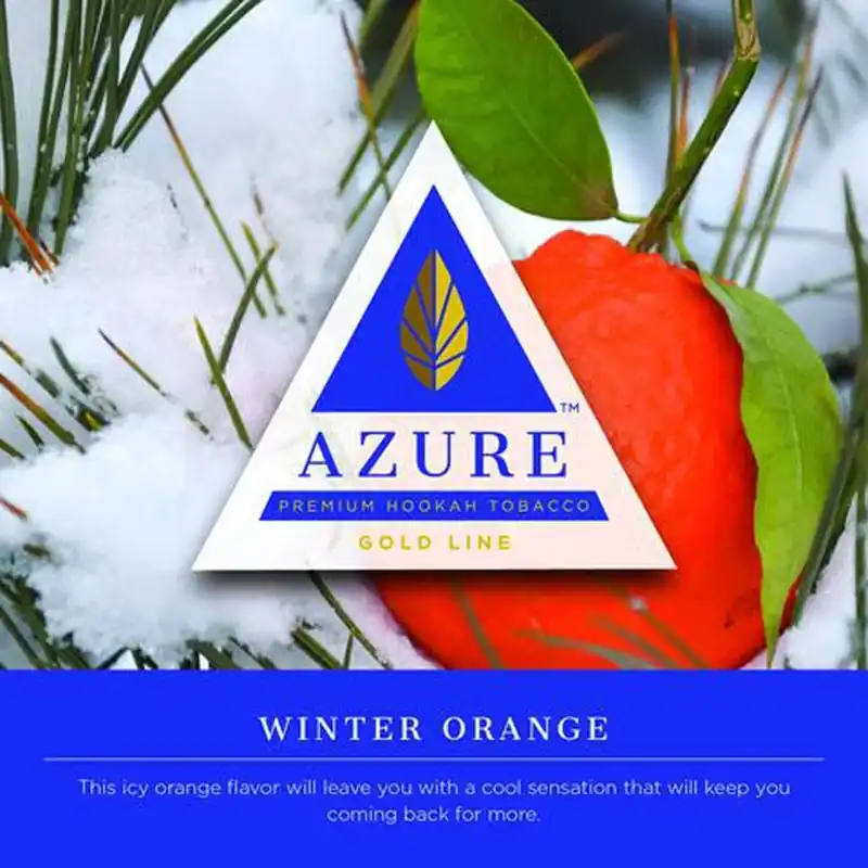 Azure Gold Line Winter Orange Hookah Shisha Flavor