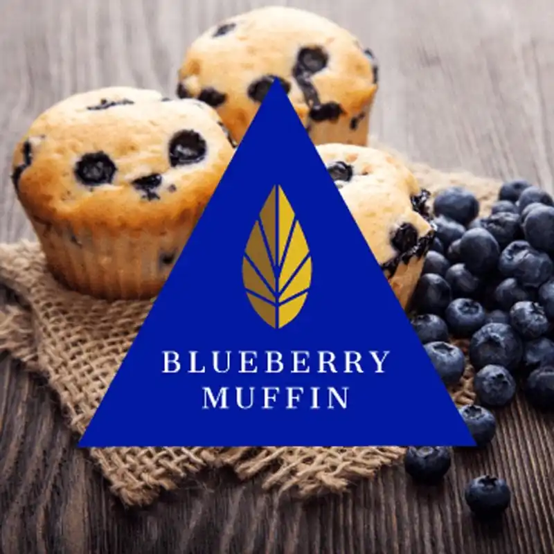 Azure Gold Line Blueberry Muffin Hookah Shisha Flavor