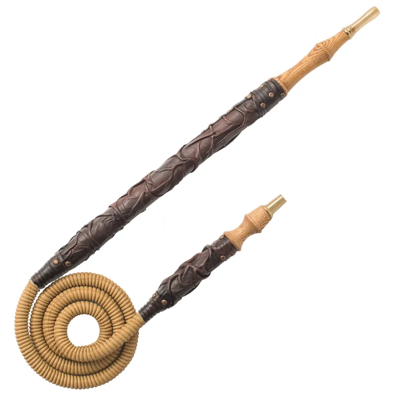 Adalya ATH Brown Leather Traditional Hookah Hose