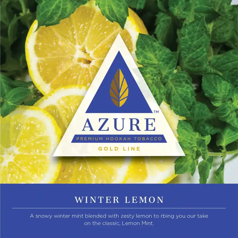 Azure Gold Line Winter Lemon Hookah Shisha Flavor