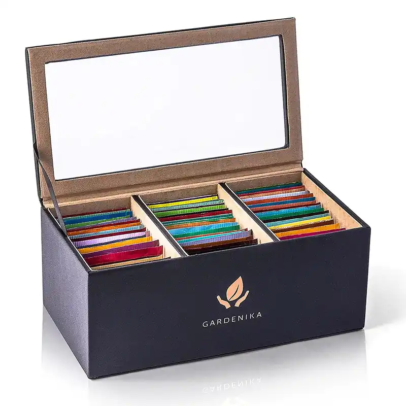 Stash Herbal & Decaf Tea Bags Sampler Gift Box, Caffeine Free Set - 60 Ct, 20 Flavors