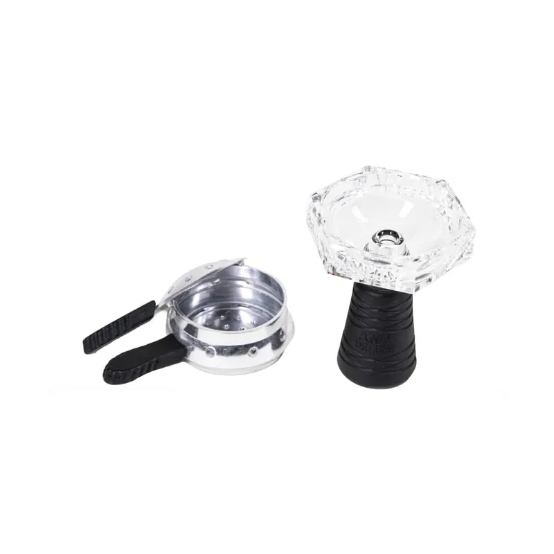 AMY Deluxe Glassi Edge Crystal Hookah Bowl Set 002