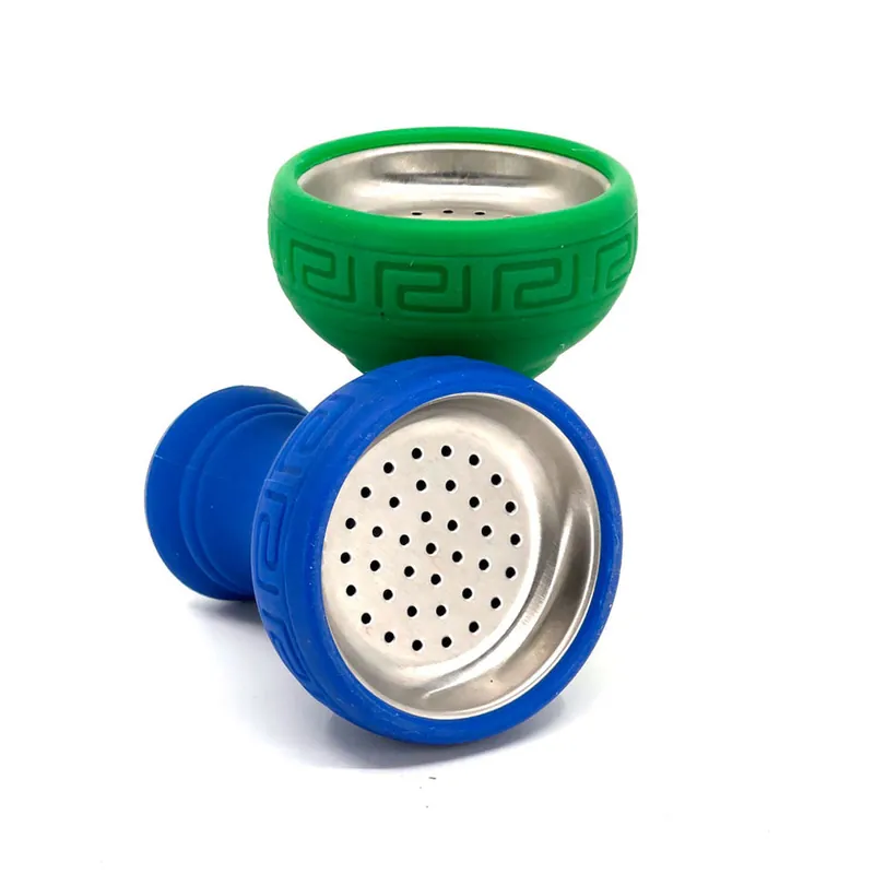 Silicone Hookah Shisha Bowl With Metal Screen - Cyril