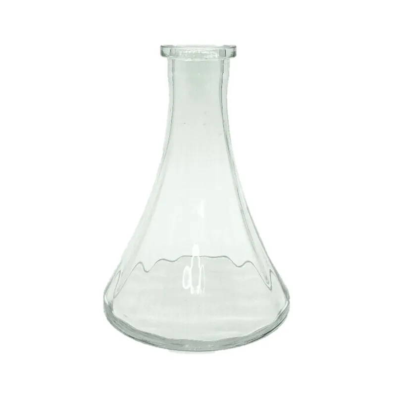 Cone Waves Clear Hookah Base - Generic
