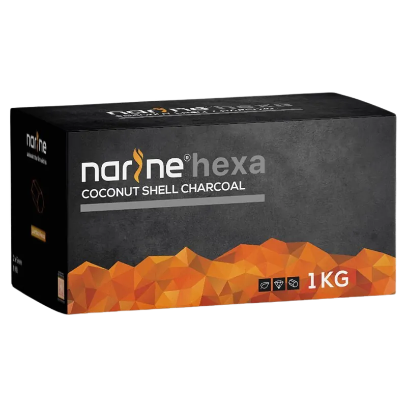 Narine Coco Hexagon Hookah Coals 1kg