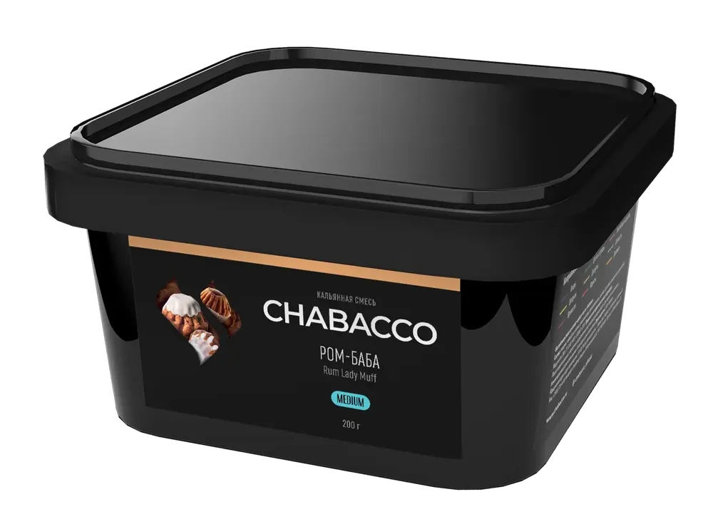 Chabacco Rum Lady Muff Hookah Flavors