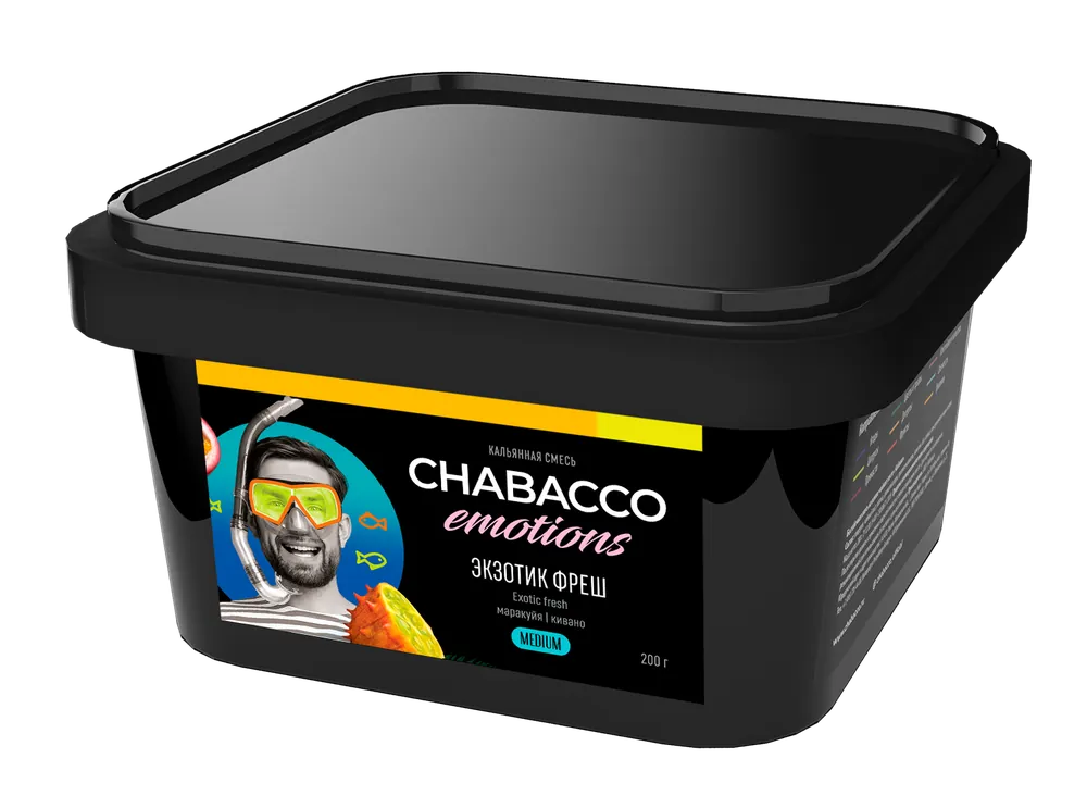 Chabacco Emotions Exotic Fresh Hookah Flavors