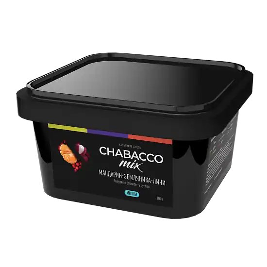 Chabacco Mix Tangerine Strawberry Lychee
