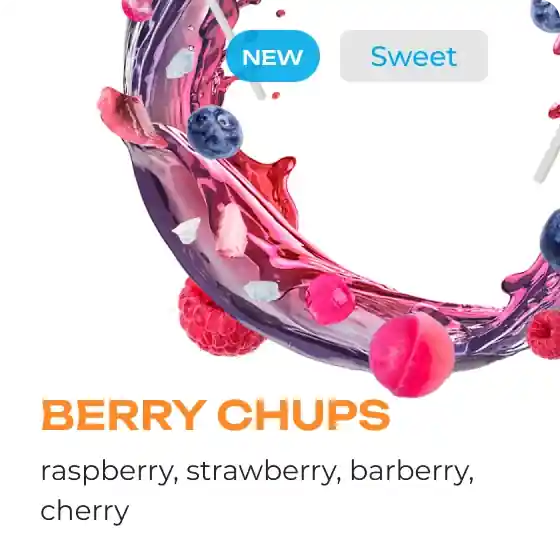 Element Air Line Berry Chups Hookah Flavors
